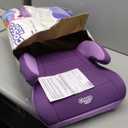 Cosco Topside Backless Booster Car Seat, Lightweight Booster Seats for Cars 40-100 lbs, Backless Booster Seat for Car, Grape