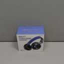 AILIHEN C8 Kids Headphones Wired, On-Ear Headphones with Microphone and Volume Control Foldable Corded Stereo 3.5mm Headset for School Teens Smartphones Chromebook Laptop Tablets Travel (Black Blue) (Medium)