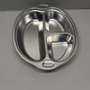 Stainless Steel Baby Suction Plates: Divided Plates for Babies and Toddlers, Made of 100% Food-Grade Materials Ideal for Baby-Led Weaning BPA-Free Toddler Feeding Dishwasher Safe Gray