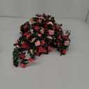 Miracliy 8Pcs 66FT Pink Flower Garland, Artificial Rose Floral Vines Fake Hanging Spring Flower Garland for Wall Backdrop Wedding Arch Tea Party Door Mantle Decoration