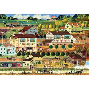 Buffalo Games - Silver Select -Charles Wysocki - Amish Country - 2000 Piece Jigsaw Puzzle for Adults - Challenging Puzzle Perfect for Game Nights - Finished Size is 38.50 x 26.50