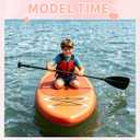 Kids Stand Up Paddle Board with Inflatable SUP Accessories, Non-Slip Comfort Deck Inflatable Paddle Board for Kid, Durable, Lightweight Fin for Youth & Kids