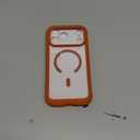 Miracase for iPhone 17 Pro Max Case 6.9" Full-Body Phone Case with Built-in Glass Screen Protector& Full Camera Protector,[Magnetic with MagSafe] Drop Proof 17 ProMax Cover, Orange