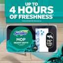 Swiffer Heavy Duty Mop Wet Multi-Surface Cloth Refills for Floor Mopping and Cleaning, Gain and Unstopables Scents, 30 count