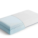 Linenspa Medium Feel Standard Size Ventilated Gel Memory Foam Bed Pillow with Washable Cover and Temperature Regulating Infusion