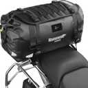 Rhinowalk Motorcycle Tail Bag 40L Waterproof Duffle Dry Bag Motorcycle Travel Luggage with Large Storage Space for Camping, Boating, Bycycle, Motorbike-Black