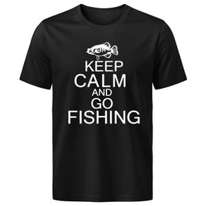 Men's Graphic T-Shirts Short Sleeve Crewneck Tees Fishing T-Shirt Funny Bass Fish Dad T-Shirt (1004) (M)
