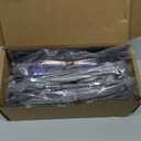 JJWELL 3 Pack Reading Glasses for Men Blue Light Blocking, Lightweight Metal Rectangle Semi Rimless Readers for Men, Anti Eyestrain/UV, Half Frame Spring Hinge Eyeglasses with Pouches 150 (Black Gunmetal Brown)