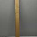 2 Sets Door Sweep Plastic PVC 1 3/4" x 36" Slide on Bottom Exterior Door Seal Strip for Weather Stripping Draft Stopper (Brown) (Brown)