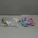 Hollowfly 4 Pcs Kids Swim Anti Fog Goggles Quick Adjust No Leaking Waterproof Wide Vision Glasses with Nose Clips Ear Plugs