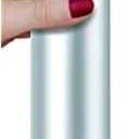 Rabbit Automatic Electric Corkscrew - Hands-Free Wine Opener with Integrated Foil Cutter, Rechargeable Cordless Electric Bottle Opener for All Cork Types - Barware Essential & Kitchen Tools (2 x 9.6 IN, Silver)