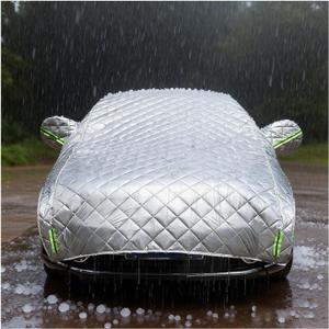 Hail Protector Car Cover Padded Blanket for SUV Jeep-Length (181 to 200 Inch) Padded Blanket Anti-Hail Car Covers 5-Layer Heavy