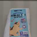MICOOYO Disposable Cat Diapers, Cat Diapers for Female Cats with Ultra Stretchy, Puppy Diaper Super Absorbent, Fit for Cats in Heat or Incontinence, 20 Count Small Size