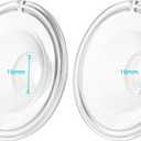 Silicone 15mm Flange Compatible with Momcozy/Tsrete/Kmaier Wearable Breast Pump,Shield/15mm Flange Insert Replacement, Use with Wearable S9|S10|S12|S9 Pro|s12 Pro Pump Parts/Accessories