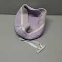 Colingmill Mother's Day Woven Gift Basket Empty for Women with Handles Ribbons Bow Tie Bag, Decorative Woven Gift Basket for Mom, Rope Storage Box Home Decor(14 x 10 x 5.5 Inch,Light Purple White)