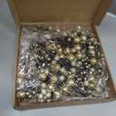 Syhood 12 Pack 11.8 Inch Valentines Glitter Holly Berries Stems Artificial Frosted Berries Picks for Christmas Tree Garland Wreaths Vase Fillers DIY Crafts Holiday Wedding Home Decor(Champagne)