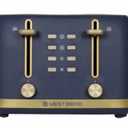 West end Timeless 4 Slice Toaster Blue