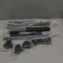 American Flag with Pole for House Outside, Including 5Ft Heavy Duty Flag Aluminum Poles Kit and 100% Polyester 3x5 ft US Flag, No Tangle Spinning Pole and Multi-Position Flag Pole Bracket