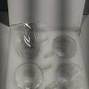 MEWAY 12oz/4 pack Coffee Mugs,Clear Glass Double Wall Cup with handle for Coffee, Tea, Latte, Cappuccino (12 oz，4)