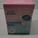 Changing Pad - Foam Contoured Baby Changing Pad for Dresser, Washable Soft & Removable Non-Slip Outer Cover + Inner Waterproof Lining, Bonus Portable Toy Bar with Music Mode Included (Grey)