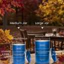 M&SENSE Vanilla Sandalwood Scented Candles Natural Non Toxic, Aromatherapy Candle for Stress Relief Meditation Relaxing, Housewarming Gifts for Women Men, 11.3oz 70 Hour Long Burning