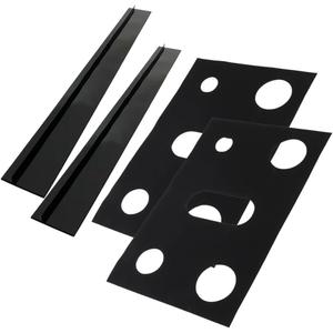 Artibetter 1 Set Kitchen Stove Counter Gap Cover Heats Resistant Oven Gap Filler Seals Gaps Easy To Clean Stove Gap Guard Protector For Kitchen Stovetop Covers Stove Guard Stove Top Protector