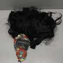 xccoco Black HeadBand Wigs for Women Long Wavy Headband Wigs 24inch Put On and Go Glueless Half Wig Loose Wave Synthetic Long Wigs for Women 200% Density