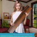 Vinyl Peel and Stick Floor Tile, Self-Adhesive Wood Plank, 10-Pack (15 Square Feet) - 6 Inch Width, 36 Inch Length, 1.2mm - Hickory - Easy DIY Nexus Planks for Any Room by Achim Home Decor