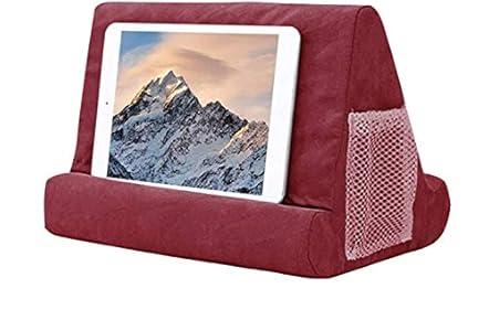 Fourd Pillow Foam Laptop & Tablet Stand, Multifunction Holder Lap Rest Cushion for iPad with Bag (Black)