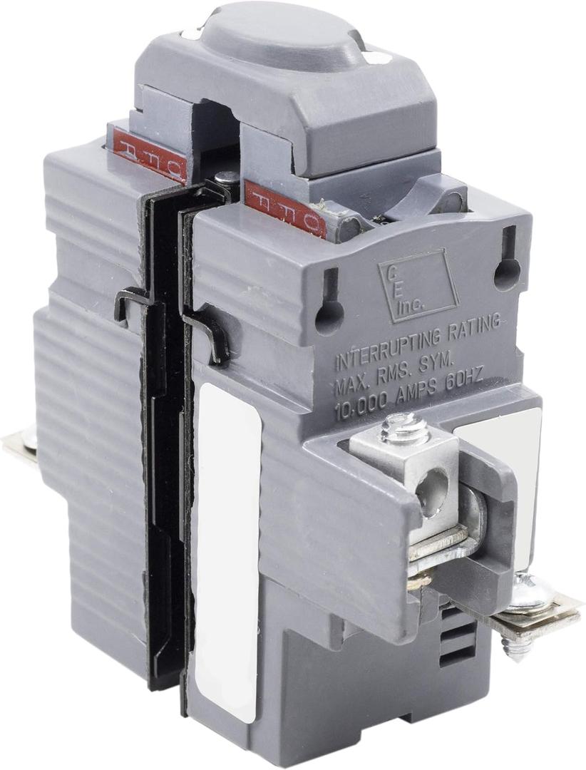 Connecticut Electric UBIP215 Newly Manufactured Pushmatic P215 Replacement, Two Pole 15 Amp Circuit Breaker, Gray