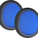 MOLGRIA Arctis 3/5/7 Mesh Ear Pads Cushion, Replacement Fabric earpads Blue Lining for Steel Series Arctis 3 Arctis 5 Arctis 7/7P Arctis 9 Arctis 1 Arctis Pro Prime Wireless Headsets