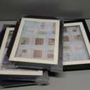 4Pcs Kids Art Frame Changeable 8.5x11 Letter Size Display with Mat Kids Artwork Frame Front Opening Artwork Frames for Kids Art Decorative Art Frames for Kids Art Holds 50-100 Works of Art for Hanging Black