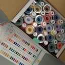 New brothread 80 Spools Polyester Embroidery Machine Thread Kit 500M (550Y) Each Spool - Colors Compatible with Janome and Robison-Anton Colors