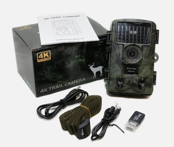 Trail Camera - 4K 48MP Game Camera with Night Vision Motion Activated Waterproof