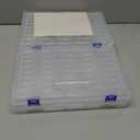 DILIBRA Bead Organizer Box, 138Pcs Small Bead Organizers and Storage Plastic Cases, Mini Clear Storage Containers Boxes with Hinged Lid for Diamond Painting Accessories, Seed, Jewelry, DIY Craft