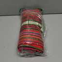 Lucio Fabrics Unique Native Peruvian Throw - Vibrant Colors Lightweight Durable - Home,Yoga, Beach,Camping,Picnic,Outdoor Activities Thin Blanket 70'' x 47'' (Red Andean Stripes)