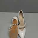 DREAM PAIRS Womens Closed Toe High Heels Stiletto Pointed Toe Strappy Pearl Elegant D'Orsay Dress Wedding Party Pumps Shoes, White - 7 (SDPU2316W)