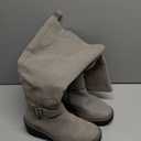 Luoika Women's Extra Wide Calf Knee High Boots, Wide Width Slouchy Knee-High Boots, 7