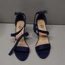 Trary Women's Sandal, White, Block Heel, Ankle Strap, Size 9, Formal Occasion Attendees