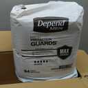 Depend Guards Incontinence Pads for Men, Maximum Absorbency, 168 Count
