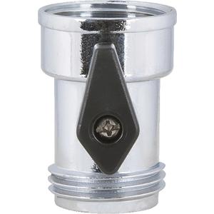 Melnor 395S Metal Hose Valve; 1-Way , Chrome