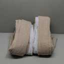 Pleated Linen Blackout Curtains 112 Inches Long for Living Room Pinch Pleat for Track System Custom Made Memory Shape Drape 100% Black Out Light Blocking Bedroom Window Curtain Greige Burlywood Birch