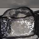 USPECLARE Clear Backpack Stadium Approved 12X11x6, Waterproof Clear Bag Stadium Backpack for Concert Work Sport Event