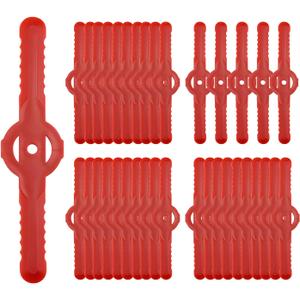 Thaekuns 36 PCS Lawn Mower Weed Eater Plastic Blades for Cordless Grass Trimmer FH-GT120