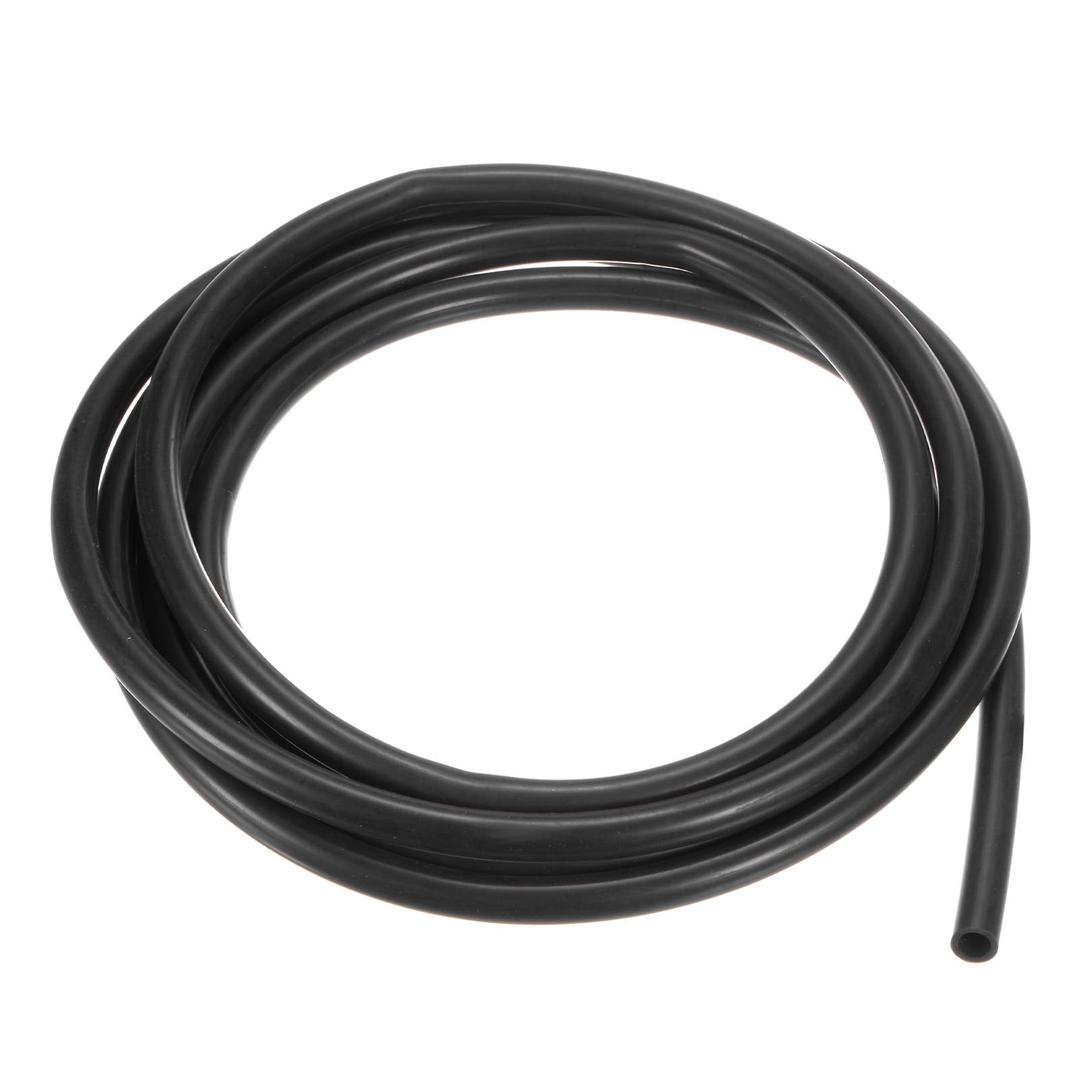 M METERXITY Silicone Tubing, 9/32"[7mm] ID x 7/16"[11mm] OD Flexible Silicone Rubber Tube, 10ft High Temp Water Air Hose Pipe for Pump/Liquid Transfer/Brewing/Aquaponics [Black]
