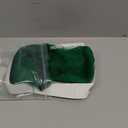 RIGHTON Emerald Green Wig for Women Short Curly Wig Green Beach Wave Wigs with Hairnet