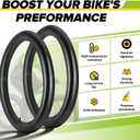 2 Pack 20x3 Fat Tire Bike Inner Tubes, 20" Fat Bike Tubes 20 X 3.0/3.50 AV Schrader Valve with 2 Tire Levers, Inner Tube Compatible with 20X3.0 20 X 3.30 20 X 3.5 for Road/Mountain/E Bike by Hydencamm