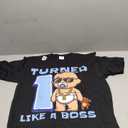 Baby 1st Birthday Boy Girl 1 Year Like a Boss Kids Boss T-Shirt, M