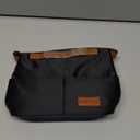 Purse Organizer with Zipper Protecting Privacy(17Black) Multiple Pockets Tote Bag Organizer inserts Lightweight Handbag Dividers with Handle,Fit for Anjou mini and Filed Tote Small Size