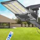 JAYNLT Y-11000W Solar Street Lights Outdoor,850000LM 6500K High Powered Commercial Parking Lot Lights Dusk to Dawn, Waterproof Solar Security Flood Lights for Driveways, Basketball Courts